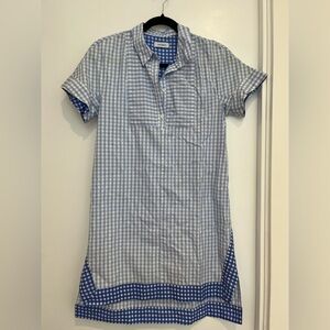 Max & Co. Blue and White Checkered Dress